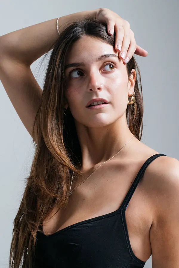 Retrato natural de Eloisa durante una sesión de polas